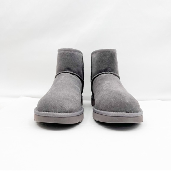 UGG Classic Mini Side Logo Ankle Suede Boots 1122558- Color Shade - Picture 3 of 13